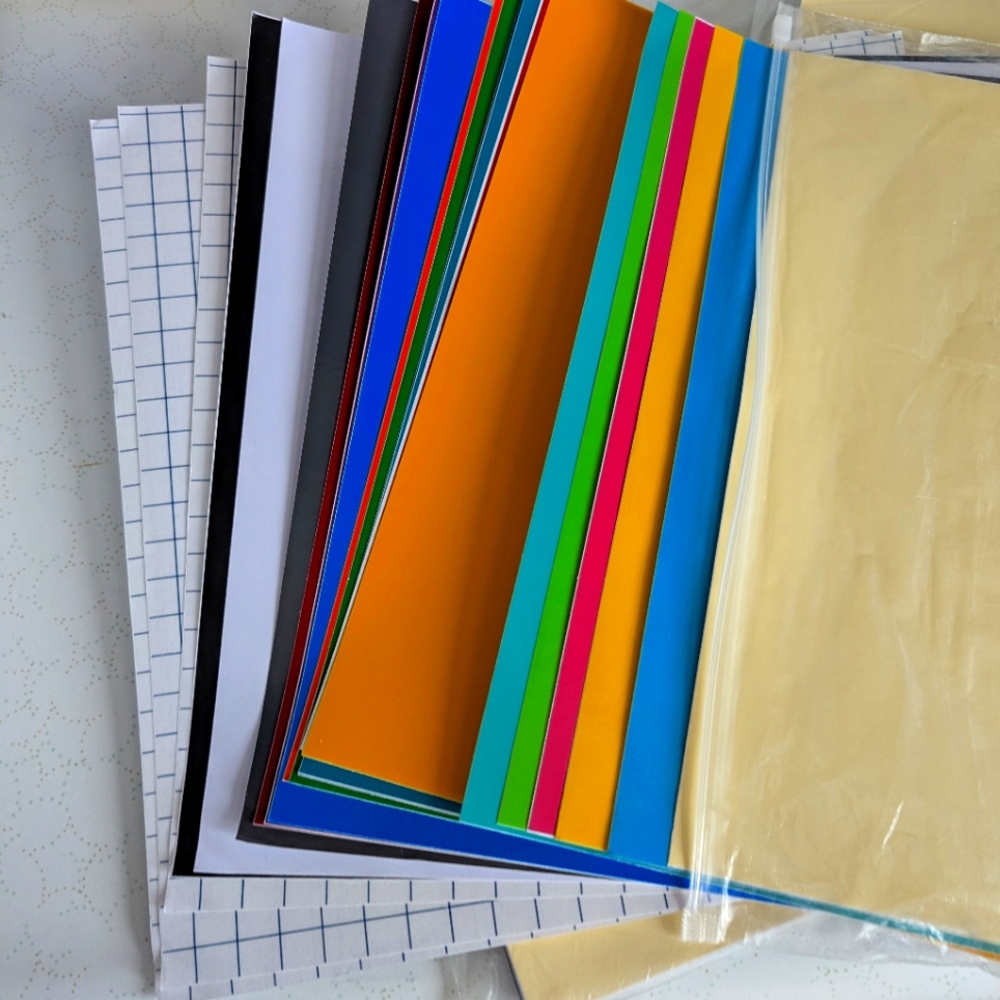 3 brand new packs of permanent vinyl